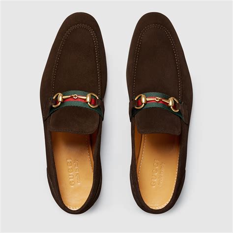 gucci horsebit leather platform loafers|Gucci suede horsebit loafers.